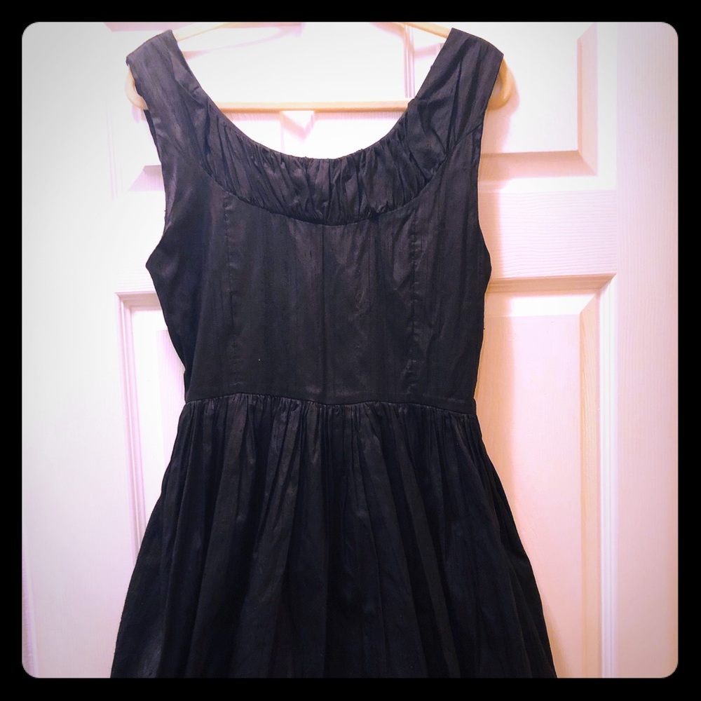 Vintage Marika Nakk Sheath with ruffle overlay.